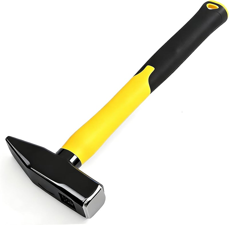 BJDSI 14 oz Blacksmith Hammer,Anti-Shaking,Anti-Rust,Shock-Proof Plastic Handle. - Image 1